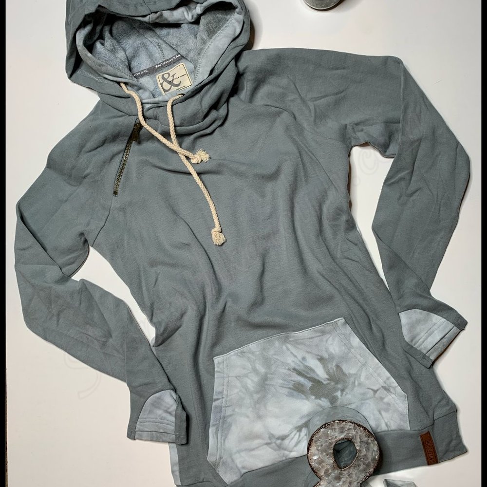 Ampersand Avenue Doublehood Head In The Clouds Sweatshirt